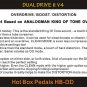Hot Box HB-DD Dual Drive II V4 Ov/drive +Dist+High Gain 4 Togl Marshall Bluesbrk