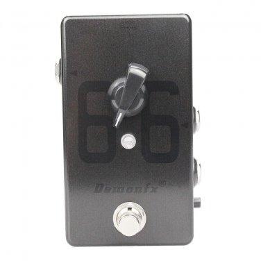 Demonfx 66 Boost Pedal w/ Channel Switch latch Guitar Effect Pedal