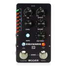 Mooer Drummer X2 Series Drum Machine Effects Pedal + Power Supply