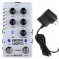 Mooer Groove Loop X2 Looper  Drum Machine Guitar Effector + Power Supply