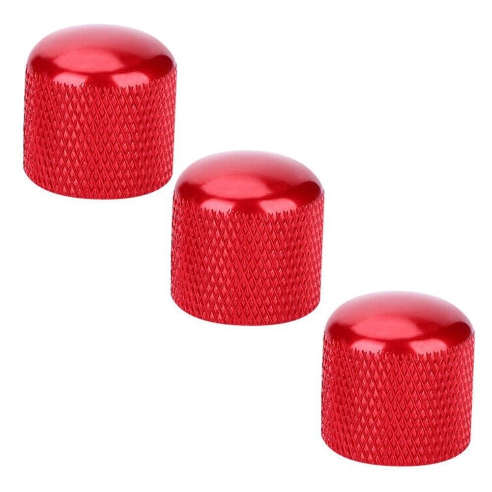 Guitar Knobs Metal 3 Pack Electric Guitar VOL/TONE Control Knobs Audio ...