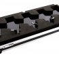 Rowin LC100 Mini Pedal Board Case +Power Supply Cabling fit 5 Mini Pedals SILVER