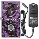 Rowin Vibrock Vibe, Chorus Tremolo + POWER Guitar Effect Pedal True Bypass RE-02