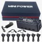 Rowin Mini Power Supply 8 Isolated 9V DC Outputs Complete with Cables NEW!
