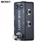 MOSKY Loop Box Mini Guitar Switcher Pedal True Bypass Looper Route Selection