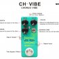 Mosky CH Vibe Chorus Vibe Vibrato Guitar FX Pedal Depth Color Speed Knob +Power
