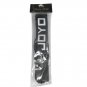 Joyo Acoustic Electric Adjustable Black Bass Guitar Strap w/ White Logo