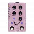 Mooer D7 X2 DELAY Guitar Effector + Power Supply