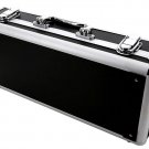 Rowin LC100 Mini Pedal Board Case + Power Supply Cabling fit 5 Mini Pedals Black