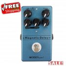 Mosky Magnetic Delay Guitar Effect Pedal Time Depth Flutter Rate Regen Level