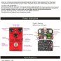Demonfx Tube Screamer RED TS II with 2 Overdrive options. Internal mode switch