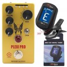Mosky Plexi Pro Dist Pedal with Mode/Volume/Tone/DIST/Gain Button Control +TUNER