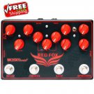Mosky Audio RED Fox 4-in-1 Guitar Effects Pedal Chorus Delay Overdrive Loop Unit
