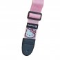 Fishbone black strat LEFTY 2024 Black Hello kitty + Gig bag, Strap,PInk Pick