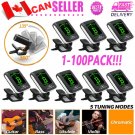 Caline Electric Acoustic Guitar Clip-On Tuner Digital LCD Multifunctional Chroma