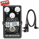 CALINE CP-501 OSMIUM + PDC 3 Way Cable High Gain Distortion Pedal New