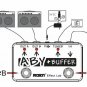 Moen A-B-Y Box + Buffer with Tuner Out Option Guitar Effect Pedal