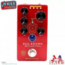 Mosky Audio Red Brown Distortion Guitar Pedal New "M" series Fast U.S. Ship