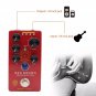 Mosky Audio Red Brown Distortion Guitar Pedal New "M" series Fast U.S. Ship