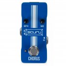 SCURU CHORUS Guitar/Bass Effect Pedal True Bypass DEPTH/RATE Control by CALINE
