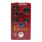 MOSKYaudio G IV RED Purple Channel Preamp/Overdrive/Distortion Pedal Guitar Bass