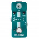 SCURU Overdrive Guitar/Bass Effect Pedal GAIN/VOL/TREBLE Versatile MadeBy CALINE