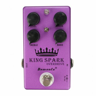 Demonfx King Spark Overdrive From Toggle Option Gutsy Guitar Effect Pedal NEW!
