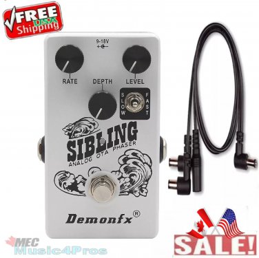 Demonfx FAB SUISSE Overdrive & Gate+PDC 3A Power Split Cable Guitar Effect Pedal