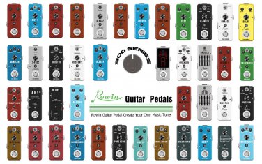 Rowin Guitar Single Analog Effect Pedal Distortion Overdrive Delay Chorus Fuzz