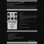 Demonfx FAB SUISSE Overdrive & Gate High Quality Pedal Guitar Effect Pedal NEW!