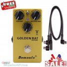 Demonfx GOLDEN RAT +PDC 3A Cable Guitar FX Pedal Fuzz DistortionBoost 3 mode Tog