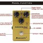 Demonfx GOLDEN RAT +PDC 3A Cable Guitar FX Pedal Fuzz DistortionBoost 3 mode Tog