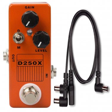 Mosky D250X +PDC-3A Guitar Effect Pedal Preamp Overdrive Distortion True Bypass