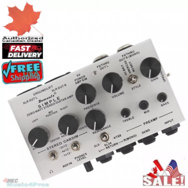 Demonfx SIMPLE DI Box Guitar Pedal Preamp Simulator PowerAmp SimplifierStereo CA