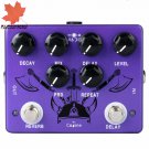 Caline CP-80 Reverb Delay Pedal Purple Repeat Electric Guitar Effect Pedal New