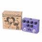 Caline CP-80 Reverb Delay Pedal Purple Repeat Electric Guitar Effect Pedal New