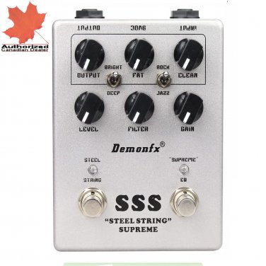 Demonfx SSS Steel String Supreme Guitar Effect Pedal