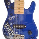 Fishbone ROCK Mini Model STS-BLU-2 Shorty Travel Guitar  with Gig Bag