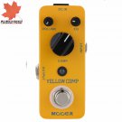Mooer Yellow Comp Optical Compressor Micro Guitar Effect Pedal New!