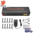 Mosky MPT-10 Guitar Effect Pedal Power Supply 10 Isolated DC Outputs/ 5V USB USA