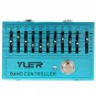 YUER Band Controller 10 Band EQ + A1 9V Power Guitar/Bass Pedal True Bypass YF40