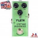 YUER Vintage Overdrive Electric Guitar Effects Pedal Mini True Bypass  New  CA