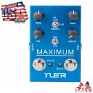 YUER MAXIMUM Overdrive Electric Guitar Effects Pedal True Bypass YF-41 New  CA
