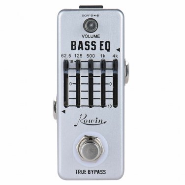 Rowin Bass GT EQ Equalizer LEF-317B 5-band slider with &Acirc;&plusmn;18dB adjustable gain CA