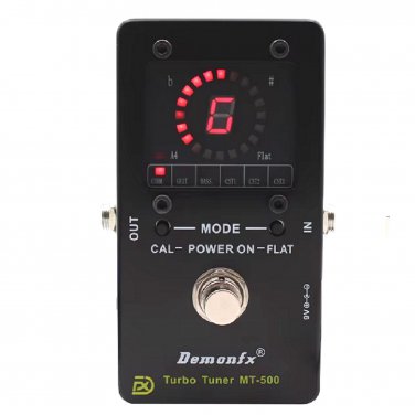 Demonfx Turbo Tuner MT-500 Strobe Tuner Guitar Bass High precision & accuracy