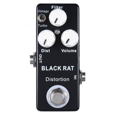 Upgraded Mini RAT Distortion Guitar Effects Pedal LM308 chip based on ProCo RAT