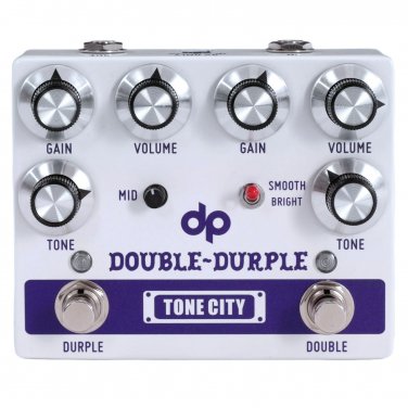 Tone City DOUBLE DURPLE Peter "DANISH PETE" HONOR&Atilde;� Dual Overdrive Pedal