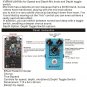 Demonfx Mini Chorus Toggle options Guitar Effect Pedal FAST FREE SHIP TO USA