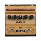 JOYO AD-2 Portable Preamp DI Box Acoustic Guitar Effect Pedal 2-Band Balance