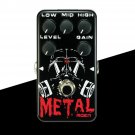 MOEN AM-TM Metal Guitar Effect Pedal Metal Distortion Level Gain Low Middle High